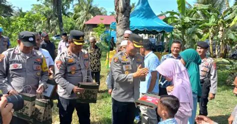 Sambut Hari Bhayangkara Ke 77 Polres Aceh Utara Bedah Rumah Warga