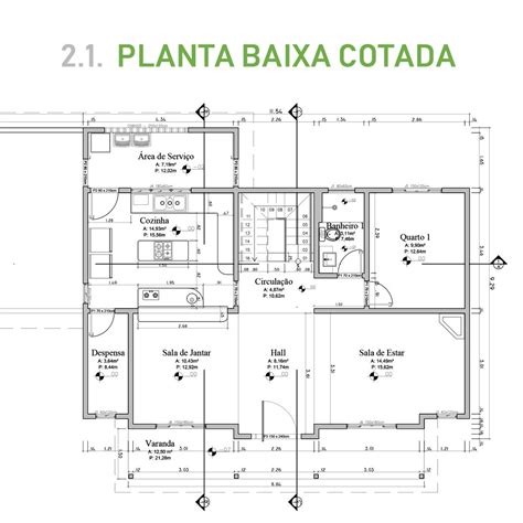 Planta Baixa Cotada Projeto Arquitetonico Planta Baixa Arquitetonico