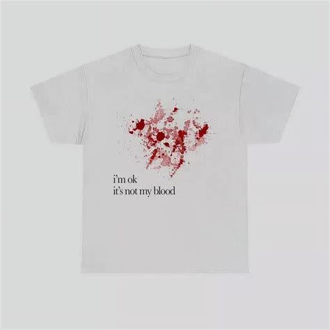 Its Ok Its Not My Blood Ken Carson A Great Chaos T Shirt Sided