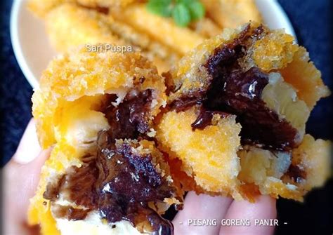 Resep Pisang Goreng Panir Isi Coklat Lumer Oleh Sari Puspa Cookpad