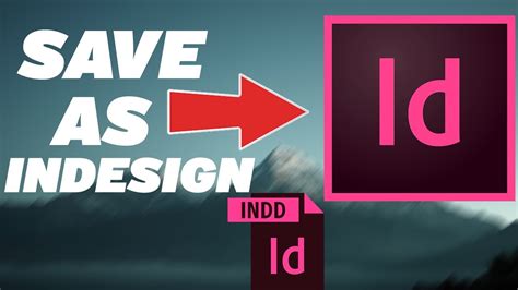 How To Save A File As InDesign Document In InDesign Step By Step