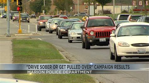 Marion Police Talk Drive Sober Or Get Pulled Over Campaign Youtube