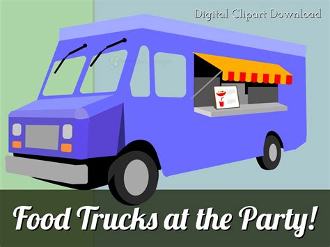 Food Delivery Truck Clip Art