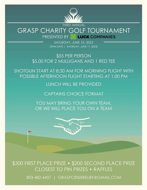 Grasps Third Annual Charity Golf Tournament Presented By Luck Companies Chester County