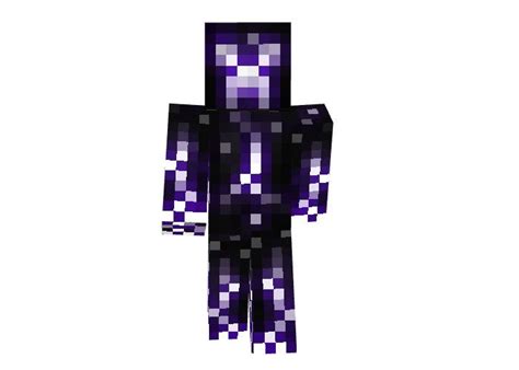 Electric Powered Creeper Skin For Minecraft Creepers Purple Streaks