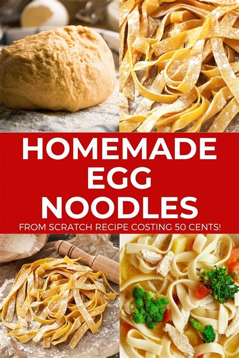 Homemade Egg Noodles {cheap And Easy } Brooklyn Farm Girl