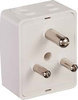 Anchor By Panasonic Deluxe 6A 3 Pin Multiplug Adapter With Universal