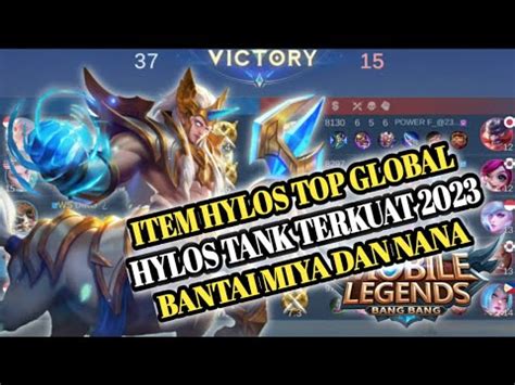 Hylos Tank Terkuat Build Top Global Bantai Musuh Sampai Nangis Youtube