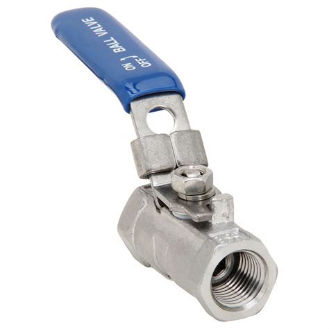 Usa Industrials 14 In 304 Stainless Steel Manual Two Way Ball Valve