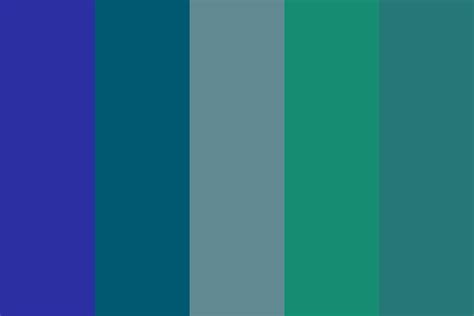 Marine Blue Color Palette