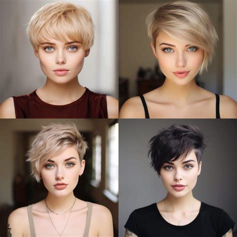 Short haircuts for round faces - Intrend Hairstyle