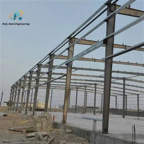 Modern Prefabricated Light Steel Construction Portal Frame Structure