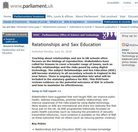 Impact Case Study Sex And Relationship Education SRE NIHR School