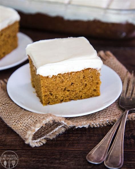 The Best Pumpkin Cake With Cream Cheese Frosting Like Mother Like