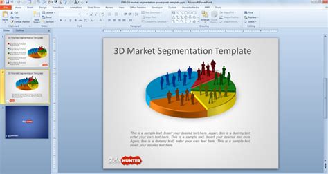 Free 3D Market Segmentation PowerPoint Template - Free PowerPoint ...