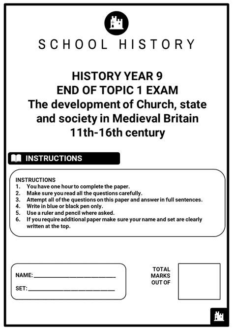 Exam Practice History Worksheets Ks3 And Ks4 Lesson Resources