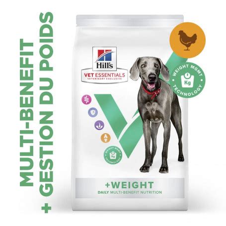 Croquettes Vet Essentials Chien Multi B N Fice Gestion Du Poids