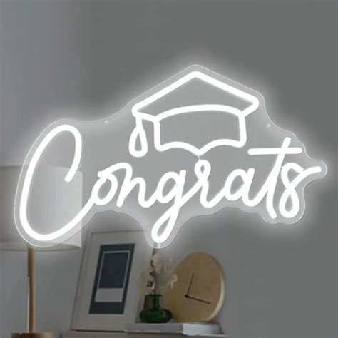 Parab Ns Led Neon Wall Sign Para Celebra O Celebra O Banquete Gradua O