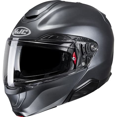 Casque Rpha Solid Hjc Anthracite Moto Axxe Fr Casque Modulable