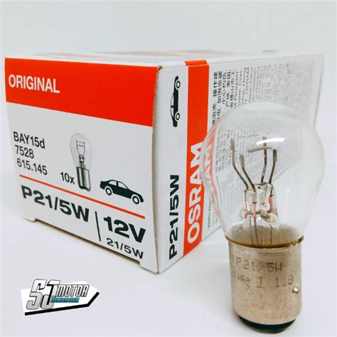 Jual Bolam Bohlam Lampu Rem Stop Osram P W V Original Shopee