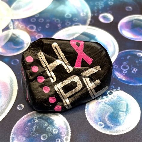 Cancer Rock Art Etsy