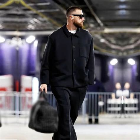 Travis Kelce Black Suit - Kansas City Travis Kelce Suit