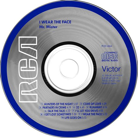 Car Tula Cd De Mr Mister I Wear The Face Portada