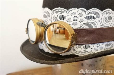 DIY Steampunk Top Hat and Goggles - DIY Inspired