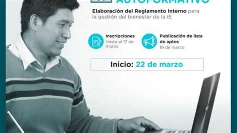 Curso virtual autoformativo elaboración del reglamento interno para la