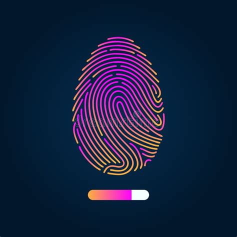 Fingerabdruckscanner Kennzeichnung Biometrisches Erm Chtigungs Und