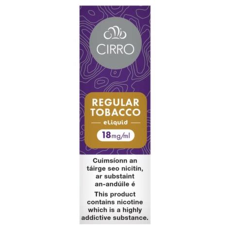 Cirro Elliquid Regular Tobacco 18mg 1 Piece