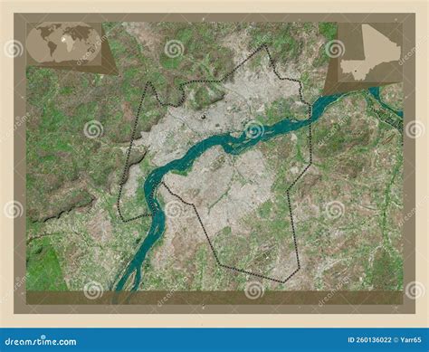 Bamako, Mali. High-res Satellite. Capital Stock Photo - Image of land ...