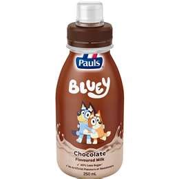 Pauls Bluey Chocolate Milk Ml Woolworths