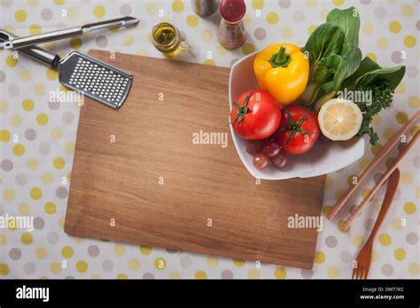 a set of salad ingredients Stock Photo - Alamy