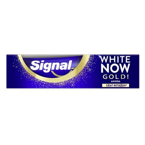 Signal White Now Triple Power Gold Toothpaste Ml