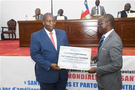 Discours de son excellence PR Faustin archange Touadera président de