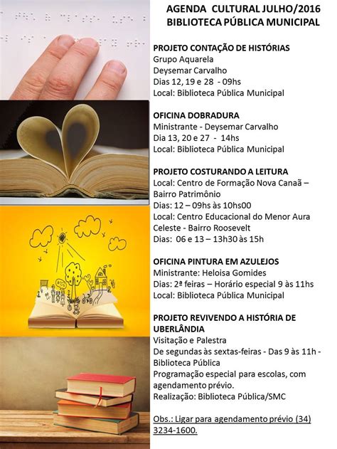 ALRocha Antenacultural Agenda Cultural Julho 2016 Da Biblioteca