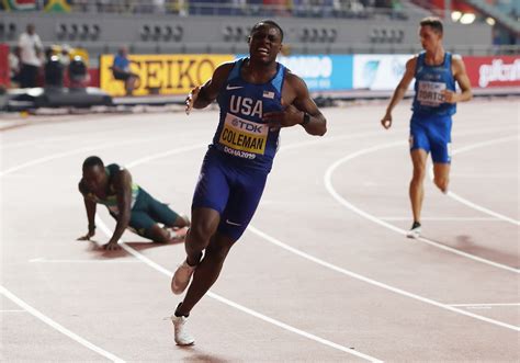 Christian Coleman Ganó Los 100 Metros En El Mundial De Atletismo De