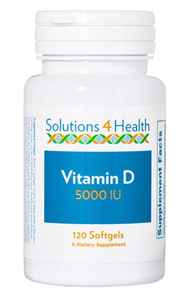Vitamin D 5,000 IU - Solutions 4 Health