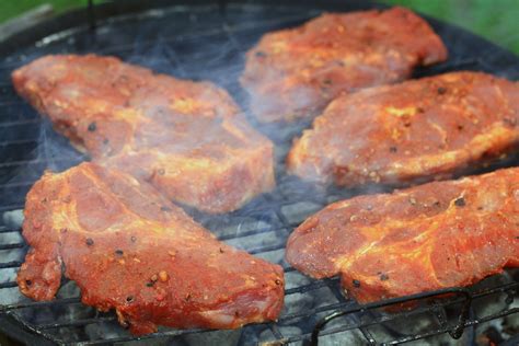 Grilled Pork Steaks H Derrick Riches