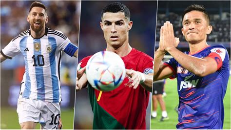 Football News Cristiano Ronaldo Lionel Messi Sunil Chhetri List Of