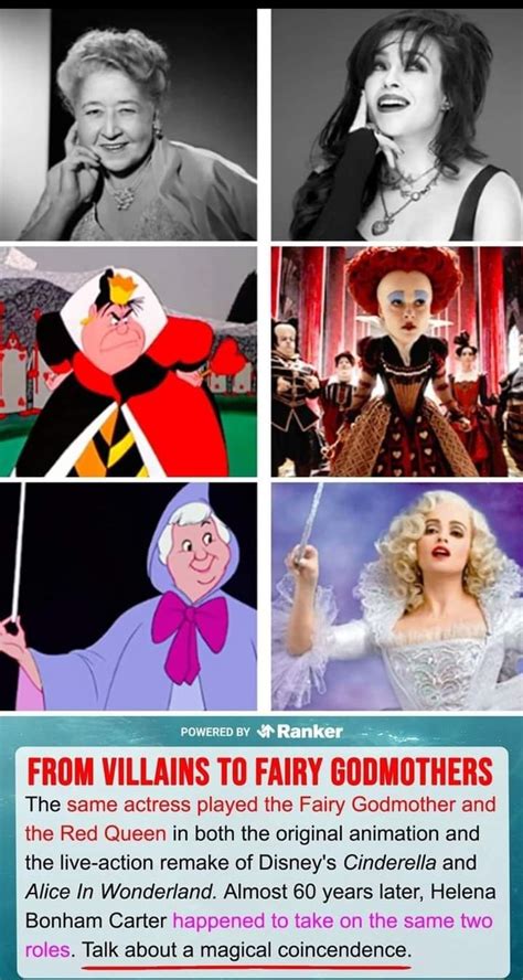 POWERED BY Ranker FROM VILLAINS TO FAIRY GODMOTHERS I The Same Actress