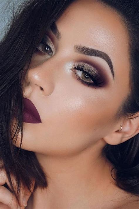 40 Burgundy Makeup Look Ideas Burgundy Makeup Look Burgundy Makeup