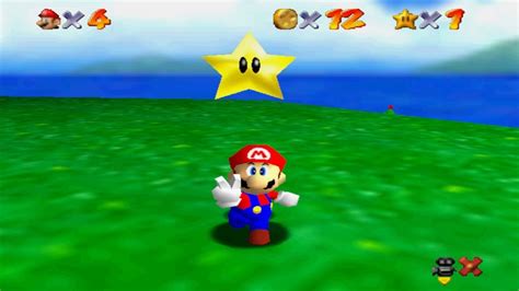 Super Mario 64 Part 1 Title Screen Game Intro And Bob Omb Battlefield Star 1 King Bob Omb