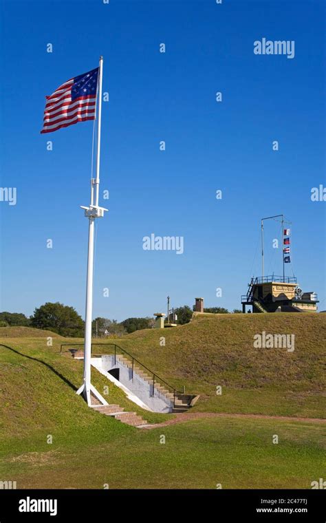 Fort Moultrie on Sullivans Island, Charleston, South Carolina, USA ...