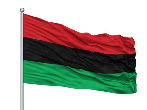 Fundo Unia Panafricana Bandeira De Liberta O Negra Afro Americana No