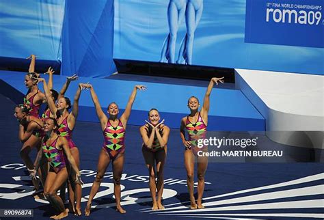 French Synchronized Swimming Team Photos And Premium High Res Pictures