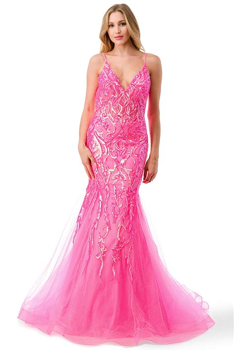 Hot Pink Dress For Prom