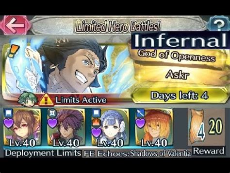 The Battle With Limited Unit Vs Mythic Askr Infernal With F2P