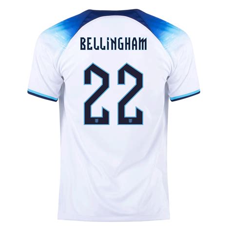 Bellingham England Home Soccer Jersey